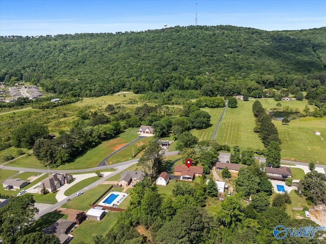 259 Old Big Cove Rd, Brownsboro, AL 35741 - aerial view of property's location featuring a forest