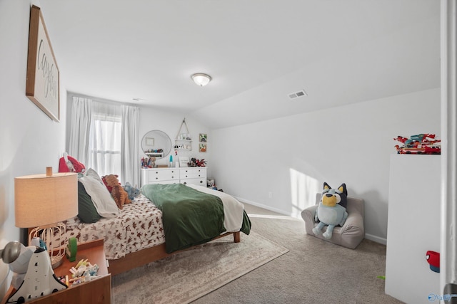 165 Saddle St, New Market, AL 35761 - bedroom with carpet and vaulted ceiling