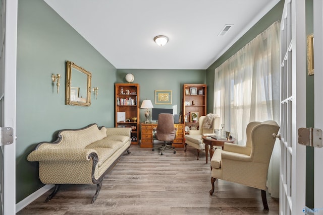 165 Saddle St, New Market, AL 35761 - office area with wood finished floors