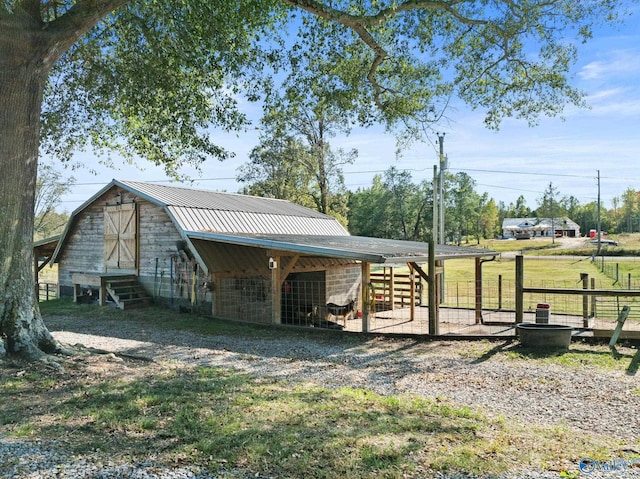 view of outbuilding