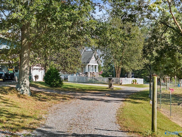 view of road