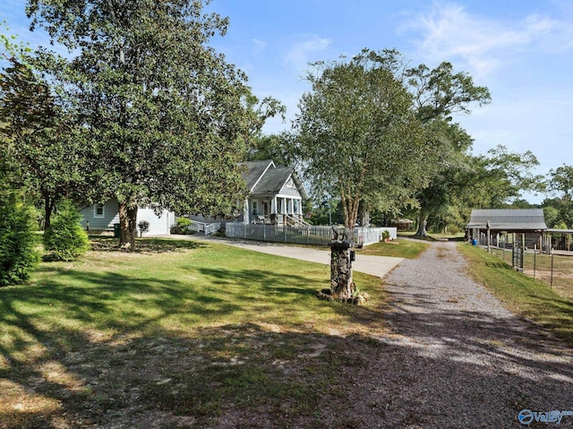 view of yard