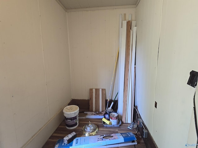 view of spare room