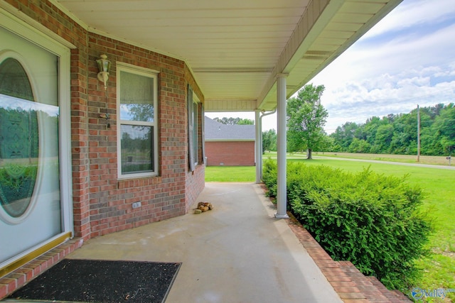 20886 Johnson Dr, Athens, AL 35613 - view of patio / terrace with a porch
