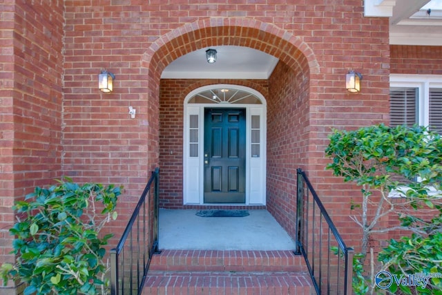 1102 Chesterfield Dr SE, Huntsville, AL 35803 - property entrance with brick siding