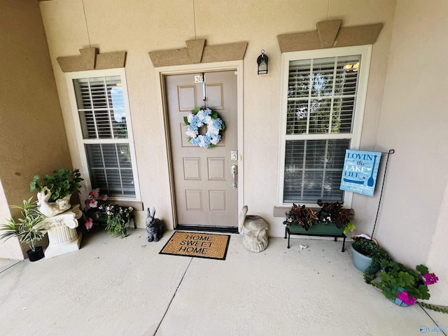 view of entrance to property