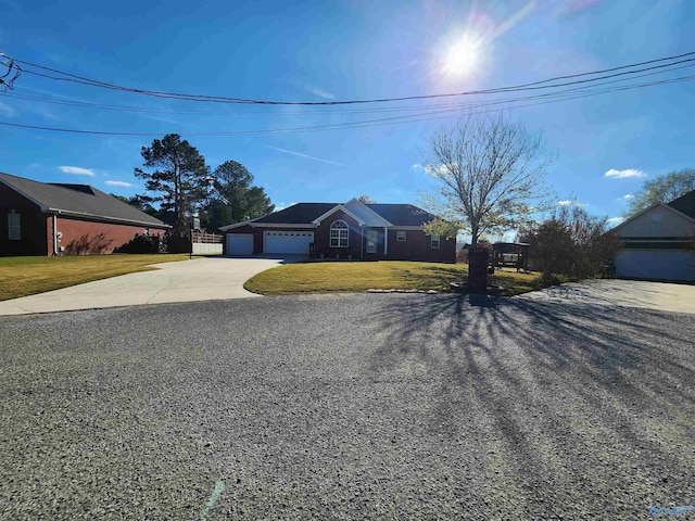 ranch-style house with a garage