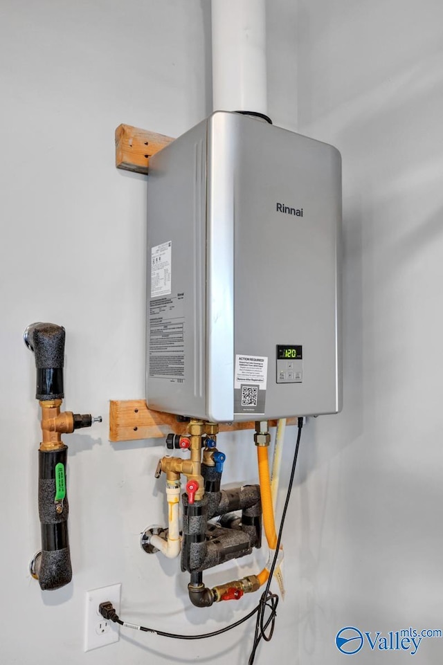 utilities with tankless water heater