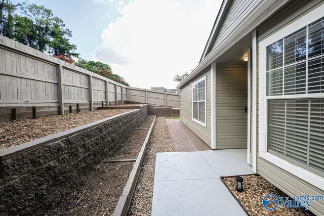 view of yard featuring a patio area