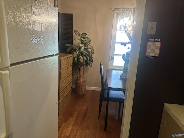 220 E Walnut St, Gadsden, AL 35903 - dining room with wood finished floors and baseboards