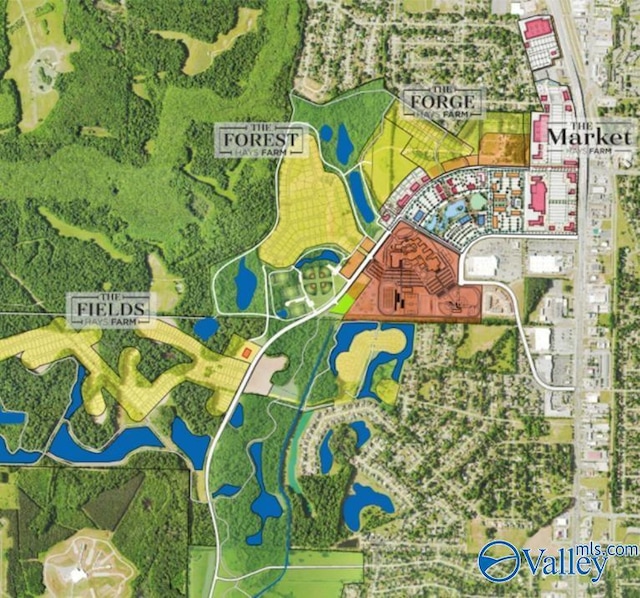 map / location of property area