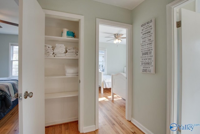 1608 Humes Ave, Huntsville, AL 35801 - interior space with ceiling fan, a wealth of natural light, and wood finished floors