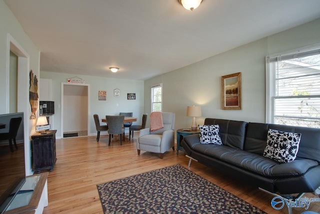 1608 Humes Ave, Huntsville, AL 35801 - living area with light wood-type flooring