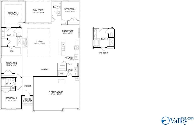 22392 Westminster Dr, Athens, AL 35613 - room layout