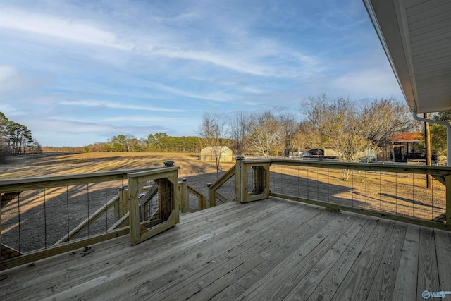 615 County Road 40, Centre, AL 35960 - view of wooden terrace