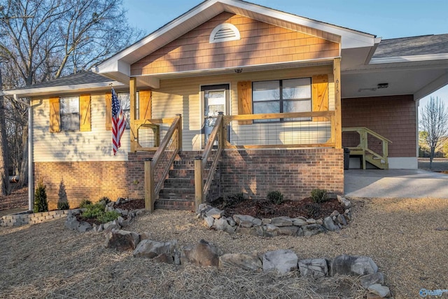615 County Road 40, Centre, AL 35960 - view of front of home featuring covered porch
