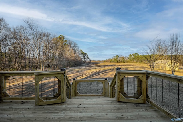 615 County Road 40, Centre, AL 35960 - view of wooden terrace