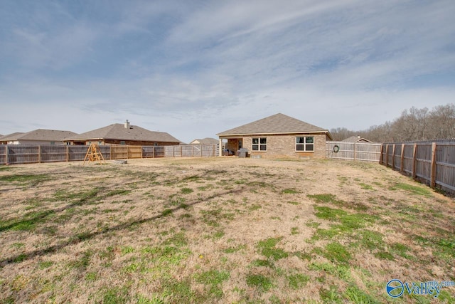 178 Meadow Ridge Dr, Hazel Green, AL 35750 - view of yard with a fenced backyard