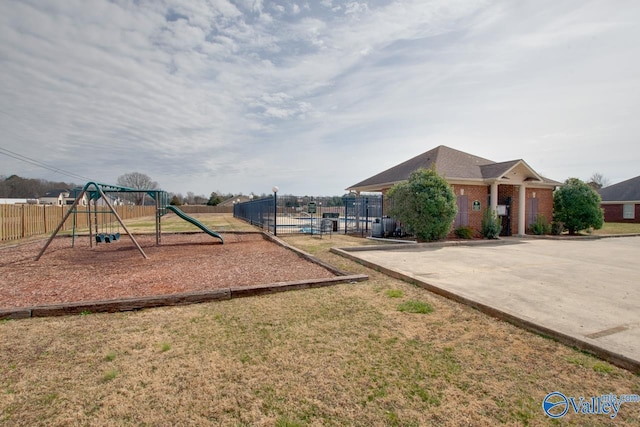 178 Meadow Ridge Dr, Hazel Green, AL 35750 - community playground featuring fence
