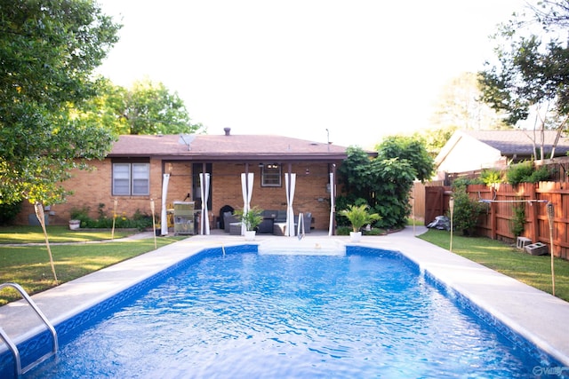1709 Iris SW, Decatur, AL 35601 - view of swimming pool with a patio area
