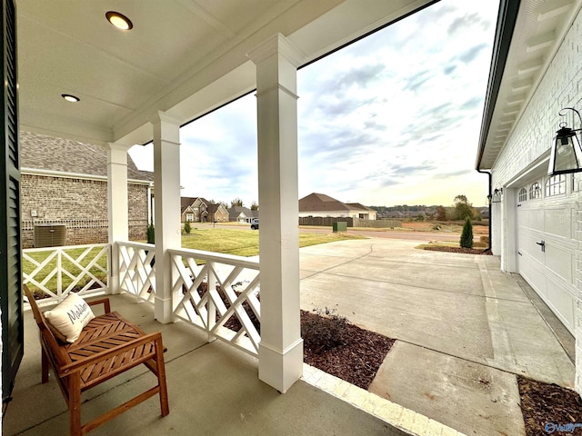 105 Kite Cir, Madison, AL 35756 - view of patio featuring a porch
