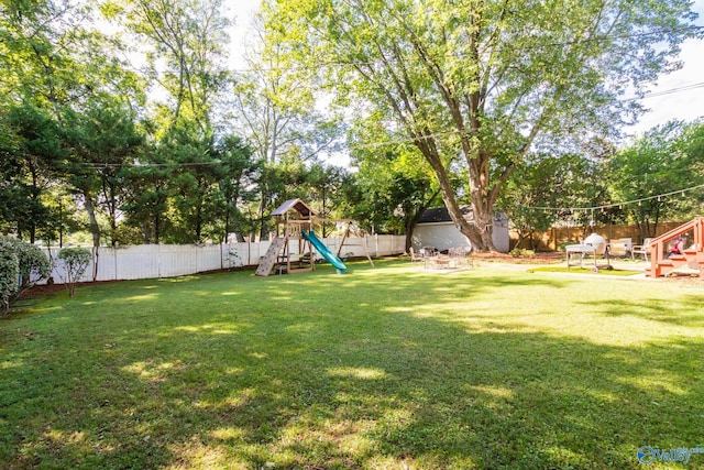 815 Sherman St SE, Decatur, AL 35601 - view of yard with a playground