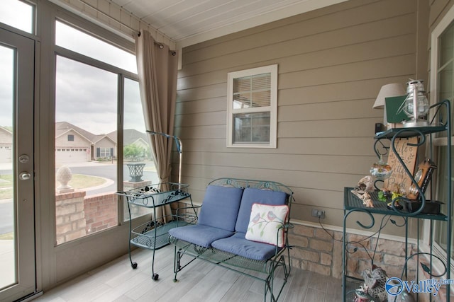 sunroom / solarium featuring plenty of natural light