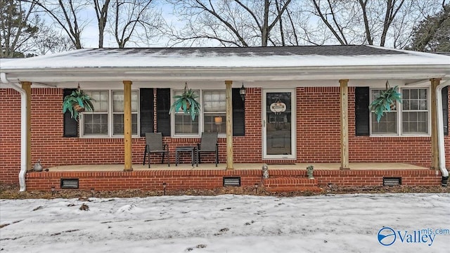 view of front of home