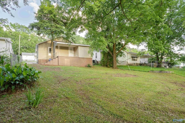 view of yard