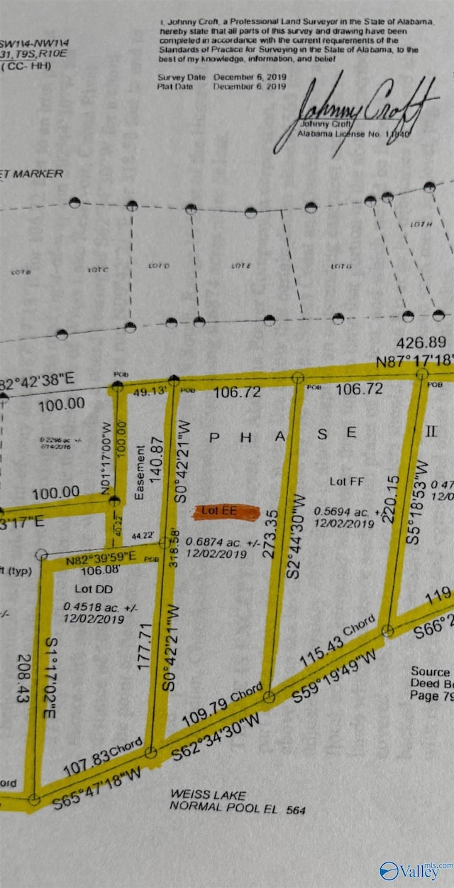 EE Moneys Bend Rd, Cedar Bluff, AL 35959