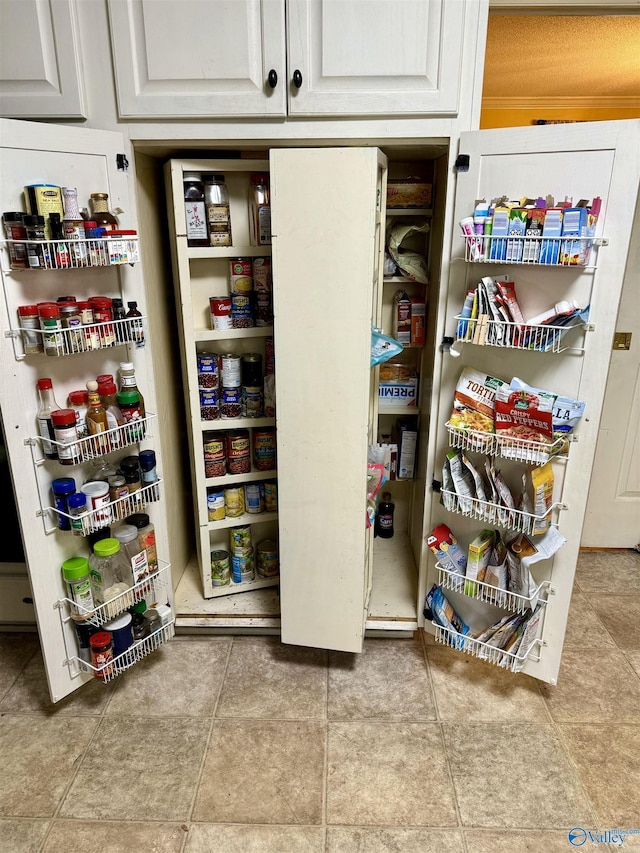 view of pantry