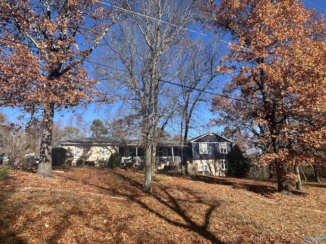 view of ranch-style home