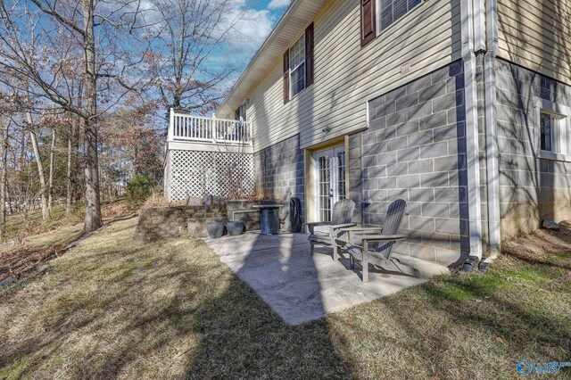 exterior space featuring a patio area