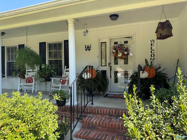 view of entrance to property