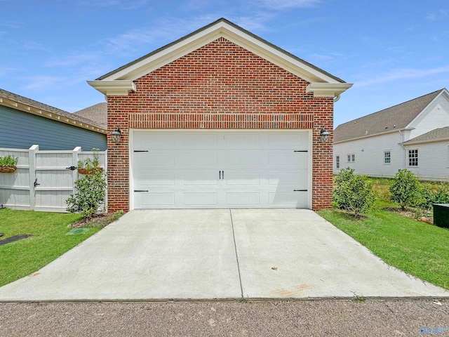 view of property with a front lawn