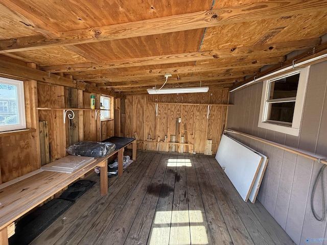 view of storage room