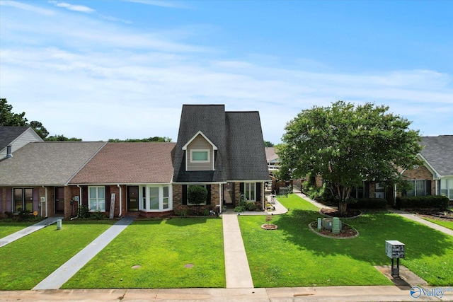 2413 Remington Cir SW, Decatur, AL 35601 - view of front of home featuring brick siding, a front yard, and roof with shingles