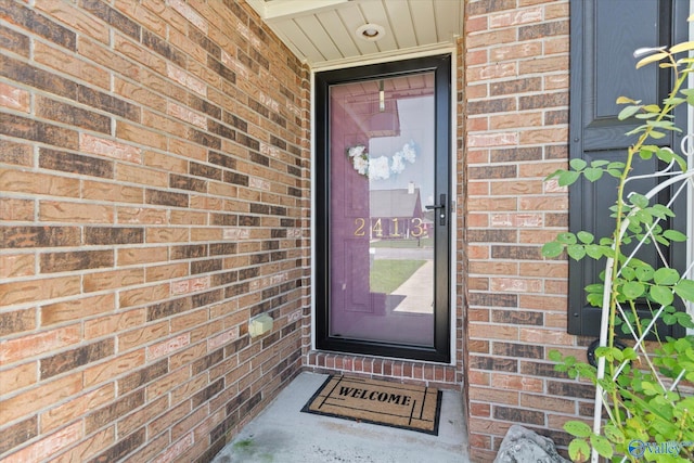 2413 Remington Cir SW, Decatur, AL 35601 - view of exterior entry featuring brick siding