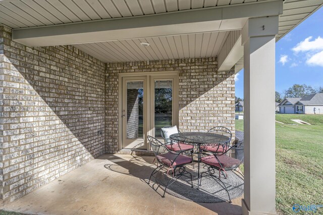 view of patio