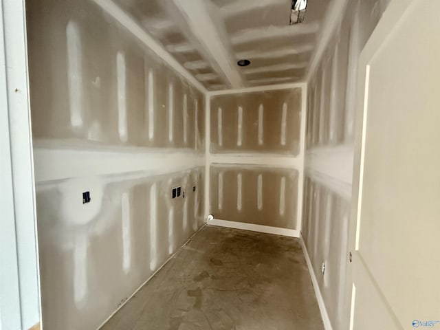 view of laundry room