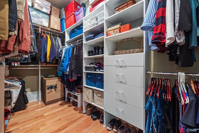 9 Beck St NW, Huntsville, AL 35806 - spacious closet featuring wood finished floors