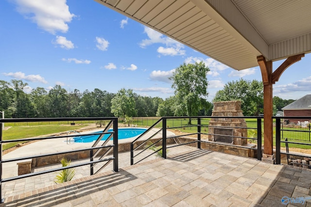 2801 Mountain View Dr, Southside, AL 35907 - view of patio