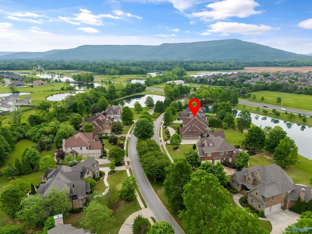 3 Mcmullen Ln, Gurley, AL 35748 - aerial perspective of suburban area featuring a water and mountain view