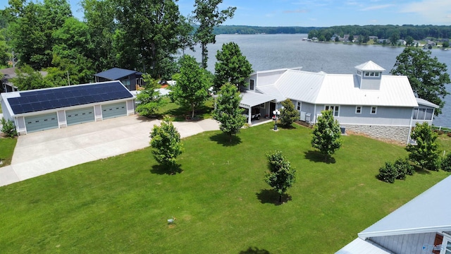 732 Bluff Dr, Rogersville, AL 35652 - view of subject property with a nearby body of water