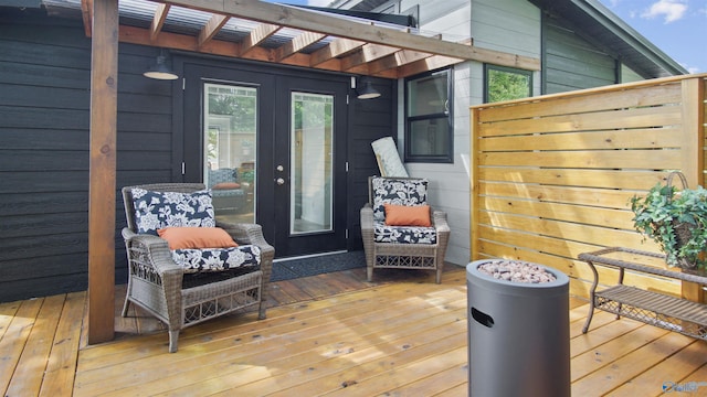 732 Bluff Dr, Rogersville, AL 35652 - view of deck