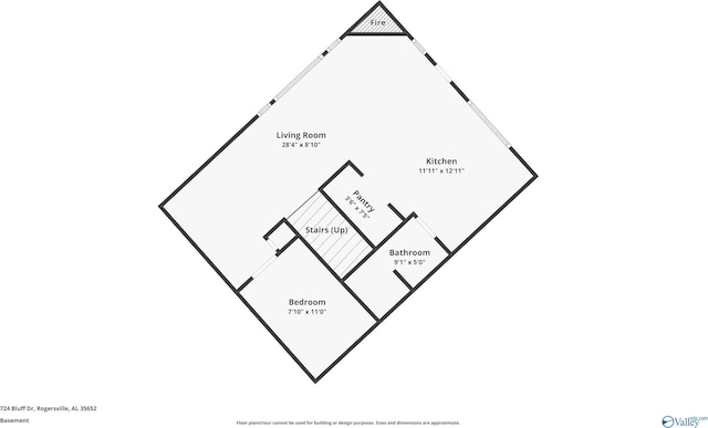 732 Bluff Dr, Rogersville, AL 35652 - property floor plan