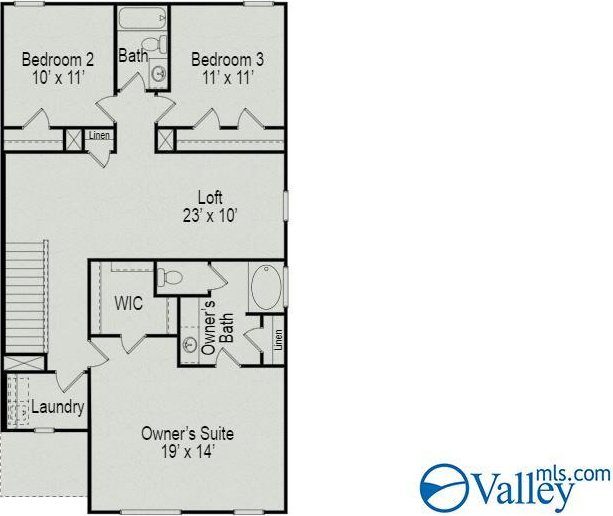 166 Mill Valley Way, New Market, AL 35761 - view of layout