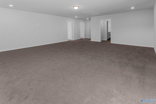 empty room featuring carpet flooring