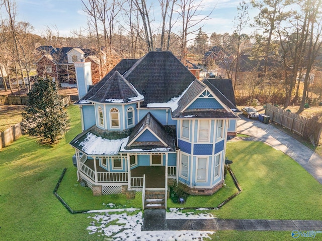 view of victorian home