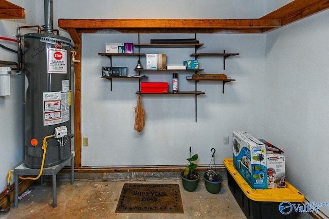 utilities with gas water heater